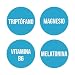 Ana Maria Lajusticia - Triptófano con melatonina + magnesio + VIT B6...