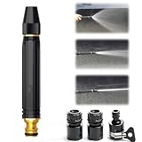 Home High-Pressure Car Wash Water Gun, 2026 Upgraded Car Wash Water Gun Garden Hose Sprayer, Adjustable Spray Patterns, for Watering Plants and Vegetables, and Car Washing