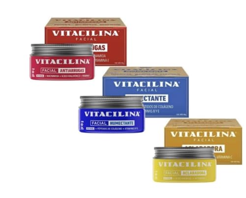 Vitacilin 3 Pack Kit Bundle - 100ml Set of 3 - Brighting Moisturizer Anti-Wrinkle
