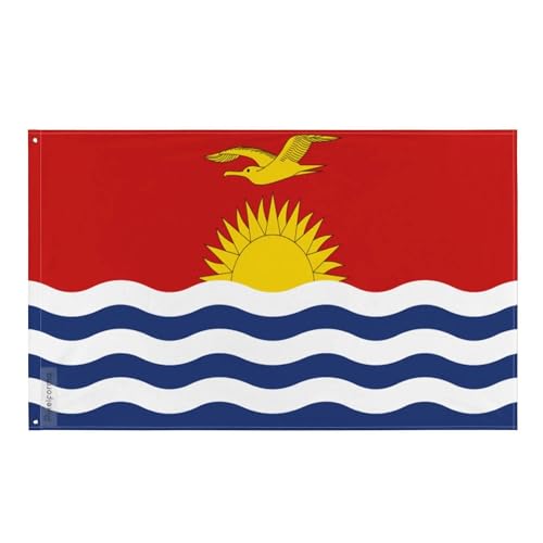 Drapeau des Kiribati Pixelforma en polyester résistant toutes tailles avec 4 œillets - 2