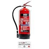 MBS-FIRE 6L Schaumfeuerlöscher - Feuerlöscher für einen sicheren...