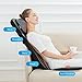 Snailax shiatsu Neck & Back Massager with Heat, Full Back Kneading Shiatsu or Rolling Massage, Massage Chair pad with Height Adjustment, Back Massager for Neck and Shoulder