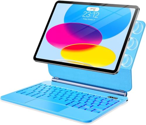 Image of for iPad 11th (A16) & 10th Generation Case with Keyboard - Magic-Style Magnetic -Ultra-Slim Protective Case- Backlight -Multi-Touch Trackpad Keyboard Case for iPad 11 inch 2025&10th Gen 10.9 inch