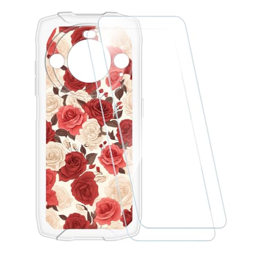 ESACMOT �v�����g�P�[�X + 2�������K���X�t�B���� Blackview BV9300 Pro �Ƃ̌݊�������, �Ռ��z���\�t�g�J�o�[ HD�N���A (�� 1)