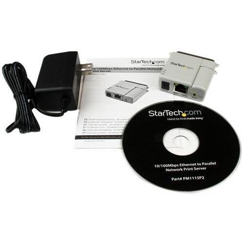Startech Pm1115P2 1 Port 10/100 Mbps Ethernet Parallel Network Print Server #TOP2