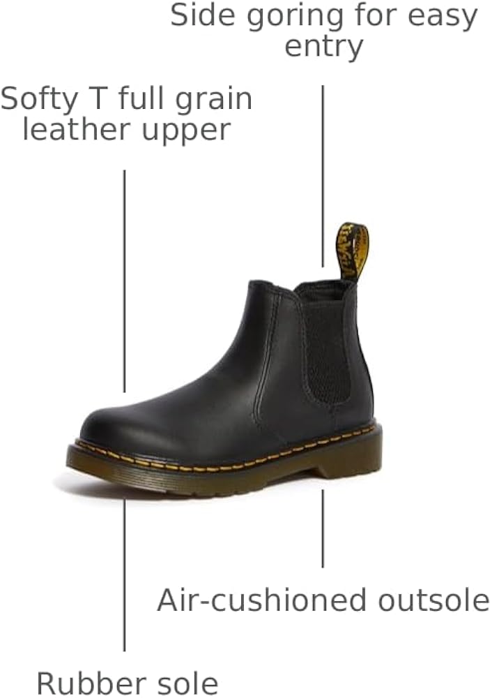 Amazon.com | Dr. Martens 2976 Junior Banzai Chelsea Boot (Little