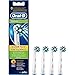 Oral-B CrossAction - Tête De Brosse À Dents Rechargeable De Rechange Avec Technologie Clean Maximiser - 4 Pièces