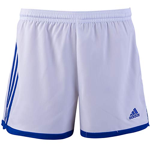 Adidas Tastigo 15 short de football femme respirant blanc et bleu