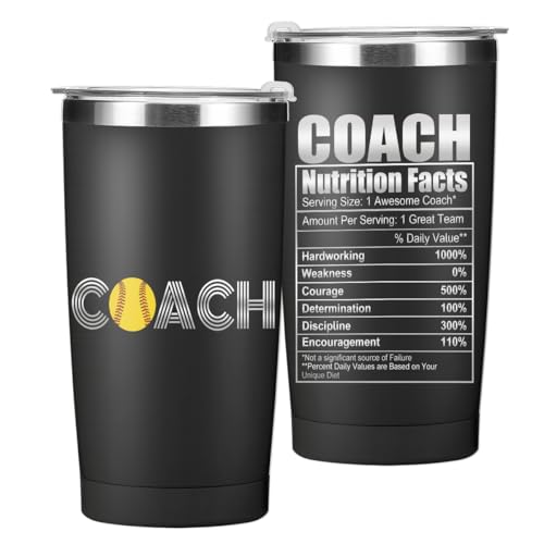Softball Coach Gifts Tumbler, Softball Gifts for Men Boyfriend Coach