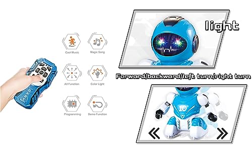 Image of Magicwand Soccer Playing Programmable Dancing & Walking Robot for Kids with Lights