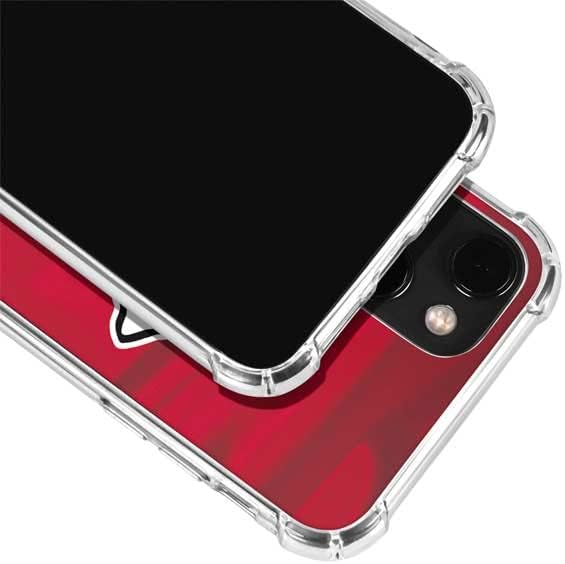 Skinit Clear Phone Case Compatible with iPhone 13 Mini - Officially Licensed NFL Kansas City Chiefs Design