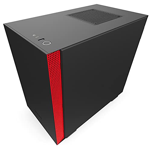 Gabinete H210I Matte Black/Red - Ca-H210I-Br
