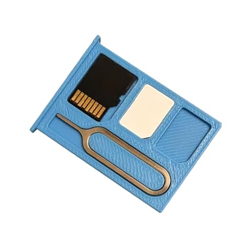 Memory Card Case Box, Mini Dustproof Storage Case, Anti-Shock Memory Card Holder, for Women Men Adults Travelers Expats Tech Lov