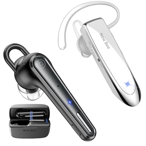Auriculares Bluetooth New Bee B41 y M52 con estuche carga miniatura 1