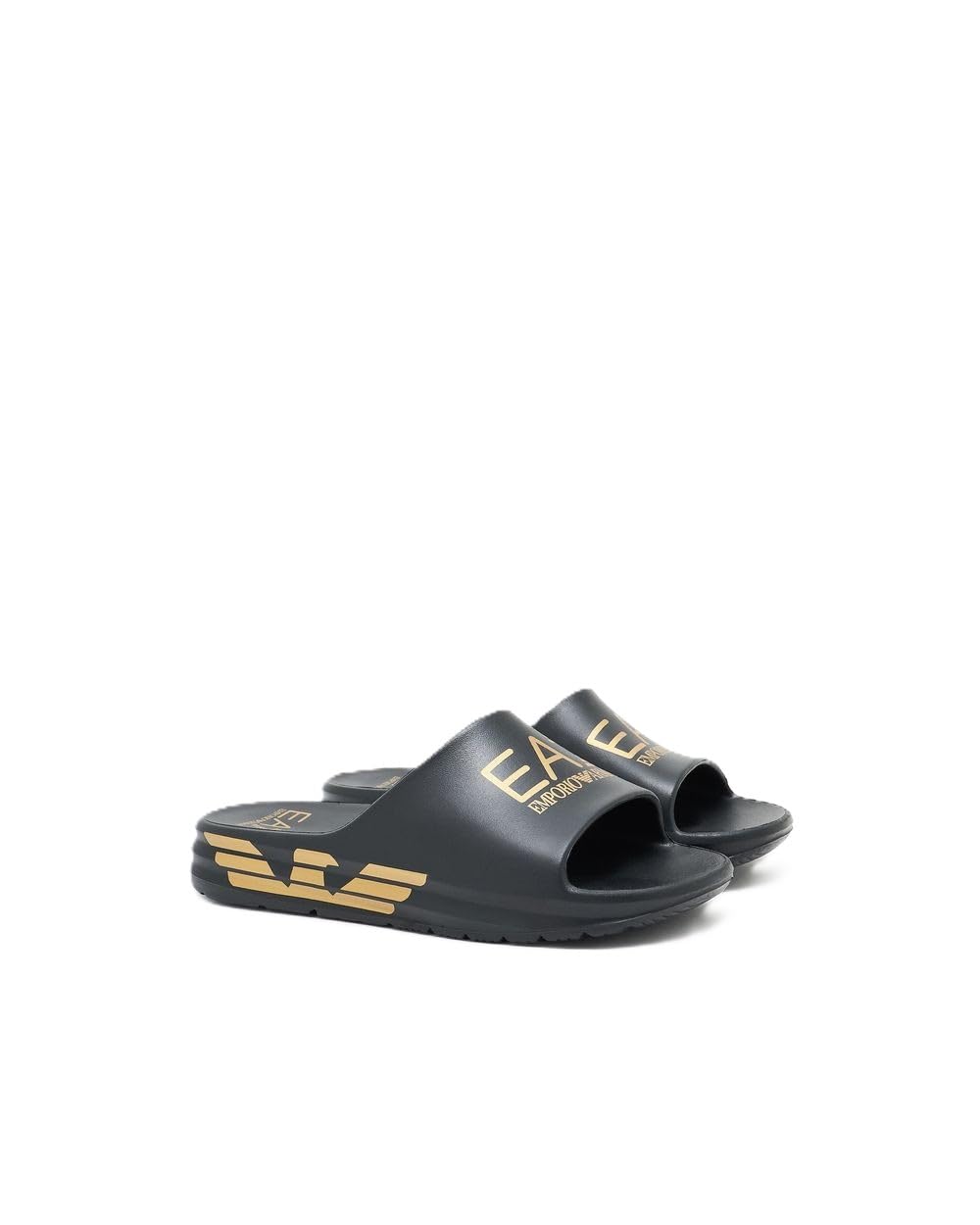 EA7 Slipper uomo Emporio Armani black/gold US26EA12 7X000356 AF18618 MC021