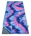 Ewedoos Yoga Towel with Anchor Fit Corners, 100% Microfiber Non Slip Yoga Towel, Traditional Tie-dye Techniques, Super Soft, Sweat Absorbent, Ideal for Hot Yoga, Pilates and Workout