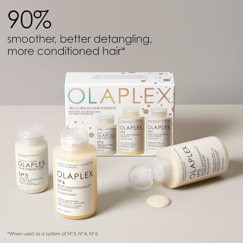 Olaplex Hello Healthy Hair Starter Kit: No. 3, 4, 5, Shampoo & Conditioner Set to Cleanse, Hydrate, & Control Frizz Up to 72 Hours, Hair Perfector to Strengthen & Reverse Damage, For All Hair Types - Thumbnail 2