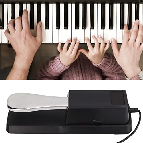 Pedal de Sustentação SPYMINNPOO, Pedal de Piano Com Cabo de Metal Pedal CompatíVel Com Todos Os Tecl