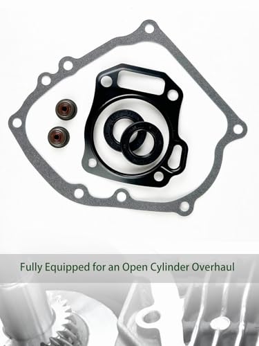 Image of YAMAKATO GX160 GX200 Gasket Valve Stem Seal Carburetor Kit for Predator Non Hemi 212 Honda 5.5HP 6.5HP Engines Coleman Ct200u Champion 2KW 3KW Generators OEM Valve Cover Carburetor Muffler Oil Seals