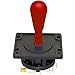 Suzo Happ Happ Red Ultimate Joystick 8 Way with Switches