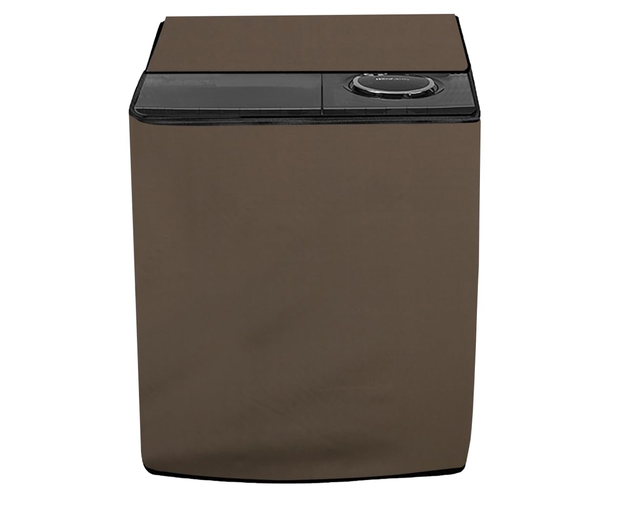 Stylista Washing Machine Cover Compatible for Lloyd Semi Automatic 8 KG All Models, Beige