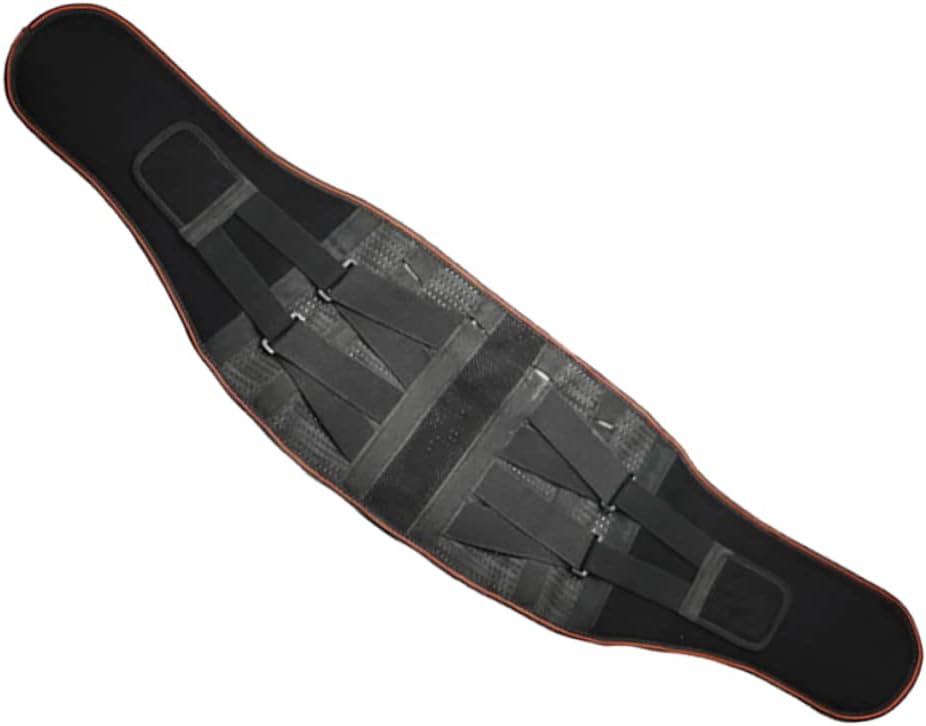 Ipetboom Lumbar Support Waist Wrap Belt for Fitness Ergonomic Design Plate Support Reduces Muscle Fatigue