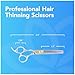 Equinox International, Professional Hair Scissors, Japanese Stainless Steel-Barber Hair Cutting Texturizing Thinning Razor Edge Series Teeth Shears for Men/Women/Kids/Salon & Home-6.5