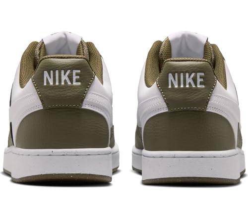 Nike Nike Men's Court Vision Low Shoe, Medium Olive White, 12