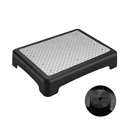 Fotree Step Stool, Indoor Outdoor Non-Slip Platform Step Stools for Adults ＆ Elderly Senior, Portable Anti-Fall Safety Step Platform, Large Size 3.5 Inch High Rise Stairs
