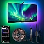 Lumina Pro TV Immersion Kit - WiFi TV Backlight with Camera - RGB Smart TV Lights for 55-65 inch TVs - App & Voice Control, Music Sync, High-Density LED Strip (2026 Upgraded Edition) (13Ft)
