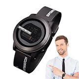 Orologio sportivo da uomo, orologio sportivo ad alta precisione, contapassi, orologio da uomo alla moda con display luminoso per adolescenti