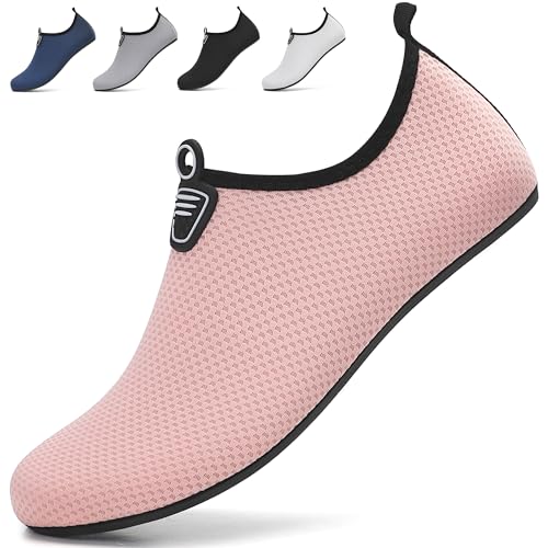 BARFULKER Schwimmschuhe Badeschuhe Damen Herren - Schnell Trocknend Wasserschuhe Leicht Strandschuhe Surfschuhe für Männer Frauen, Aquaschuhe für Pool Beach Yoga