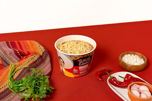 Tapatio Spicy Ramen Noodle Soup Big Bowl - Original Flavor - 3.88 Oz (Bulk Case of 6)