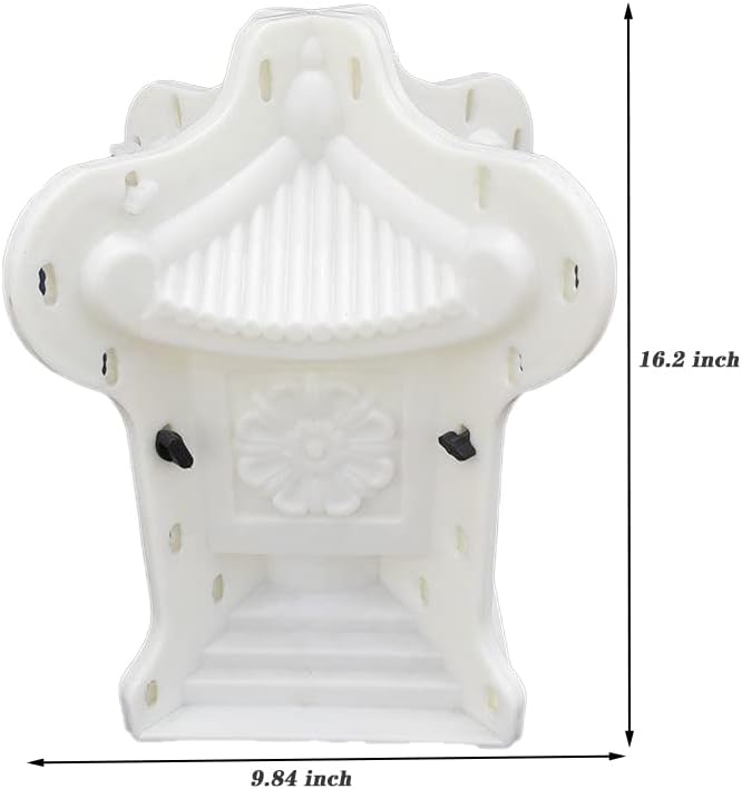 Miniatura 3 de Molde de estatua de hormigón, moldes de cemento para el hogar, estatua de jardín de concreto para decoración de jardín, molde de plástico de