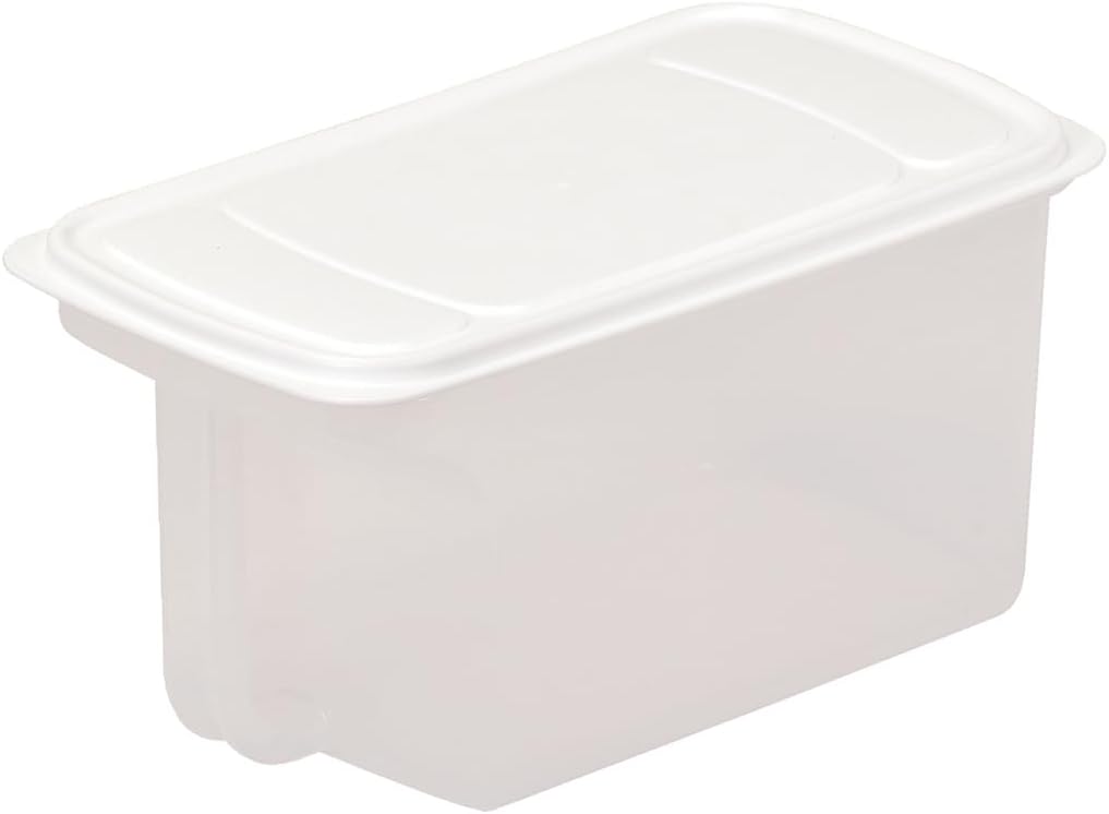 Pearl Metal HC-961 Storage Cupboard Hanging Cabinet Stocker with Lid, Shallow Type, 1.9 gal (5.3 L), Clear, Made in Japan