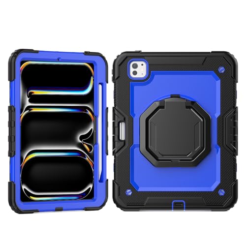 Coque iPad Pro 11 M5 antichoc protège l'écran des rayures avec poignée et sangle