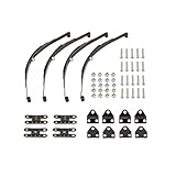 Lot de 4 Ressorts à Lames rigides en Acier Inoxydable for Suspension de Voiture à chenilles 1/10, for Axial SCX10 F350 RC4WD D90 TF2 et Camion Tam iya