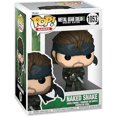 Funko POP! Games: Metal Gear - Naked Snake | Official Video Games Merch - Collectable Vinyl Figurine for Shelf Display - Birthday Gift Idea for Fans and Collectors