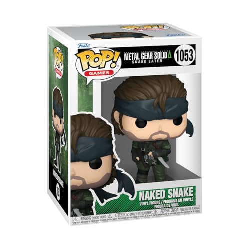 Funko Pop! Games: Metal Gear - Naked Solid Snake - Metal Gear Solid - Figura de Vinilo Coleccionable - Idea de Regalo - Mercancia Oficial - Juguetes para Niños y Adultos - Video Games Fans