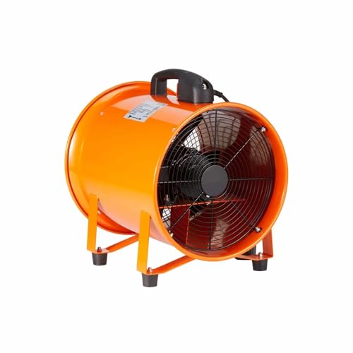 Portable Ventilator 8 Inch, 195W Cylinder Fan 33ft Duct,