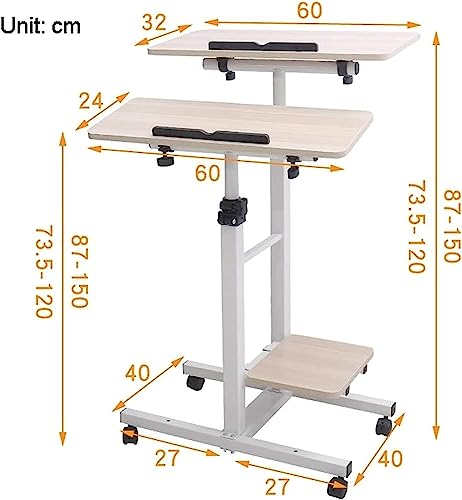 Table d'appoint réglable pour travailler ou lire confortablement au lit - 3