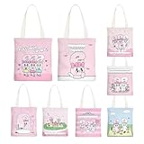 [SDCADQ] トートバッグ 手提げバッグ 内ポケットとファスナー付き 耐久性 肩掛け おしゃれ カジュアル 軽量 便利袋 小物入れ リュックを収納する 買い物袋 大容量 収納 可愛い 通勤 通学 旅行 萌えグッズ (7)