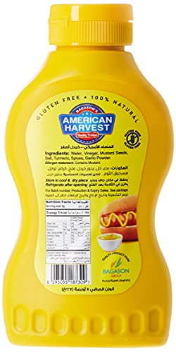 American Harvest Classic Yellow Mustard Sauce, 227g