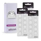 Cúpulas de audífonos originales de la marca Oticon de Dinamarca Oticon MiniFit Open de 6 mm/Tamaño: pequeño,...