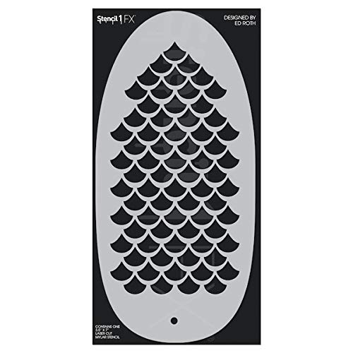 STENCIL1 FX Meerjungfrauen-Schablone Cover