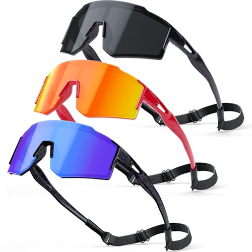 Image of Kids Sunglasses,Youth Baseball Glasses for Boys Girls Age 6-14,Sports UV Protection Goggles