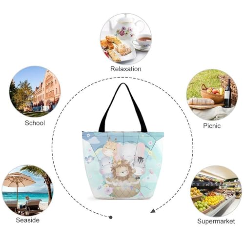 Sac de voyage lion hippo girafe spacieux pour en finir avec les sacs trop petits