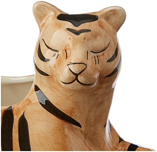 CACHEPOT TIGRE EM CERAMICA