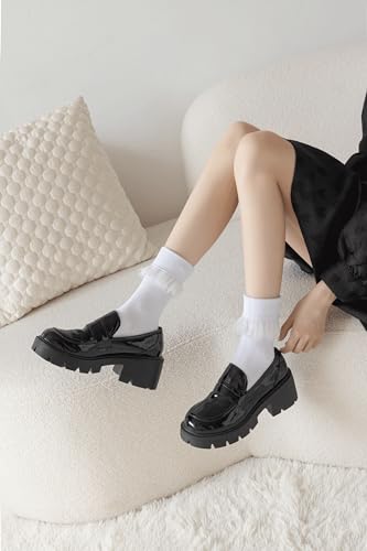 Lace Ruffle Frilly Socks for Women - Fashion Cotton Princess Socks Dress Socks2