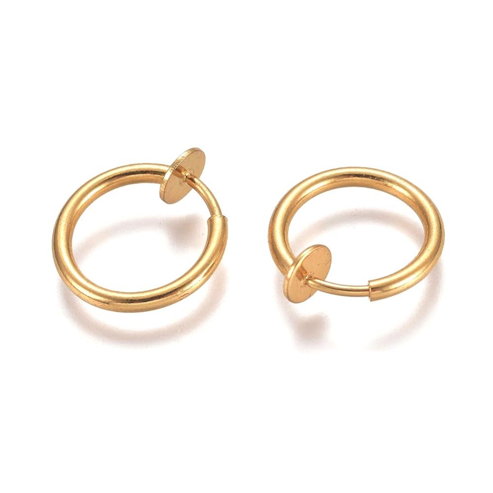 See full amazon price history chart for Via Mazzini 316L Stainless Steel No-Tarnish No-Rusting Clip-On Non-Pierced 15mm Golden Nose Ring/Earrings For Women And Men (NR0284) 1 Pair Via Mazzini 316L Stainless Steel No-Tarnish No-Rusting Clip-On Non-Pierced 15mm Golden Nose Ring/Earrings For Women And Men (NR0284) 1 Pair (B0CPPNPG4V) Amazon Price History, Amazon Price Tracker